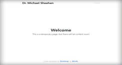 Desktop Screenshot of drmichaelsheehan.com